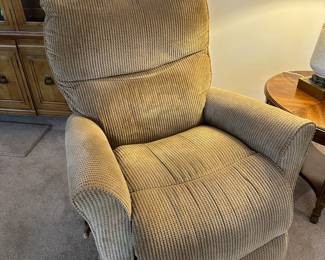 LaZboy Brown Chenille Recliner