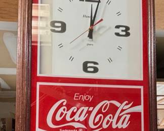 Circa 1980s Coca Cola Clock