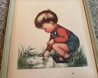 Framed Print - Puttering Around