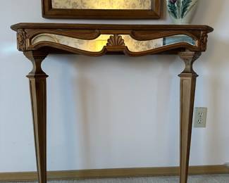 Labarge French Style Mirrored Console Table