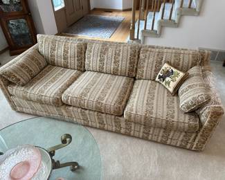 Circa 1970s Floral Upholstered Sofa