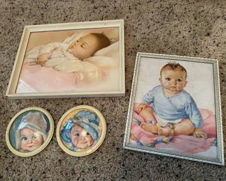 Framed Print "Precious Asleep" by Edythe Marie Klapka