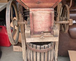 Antique cider press