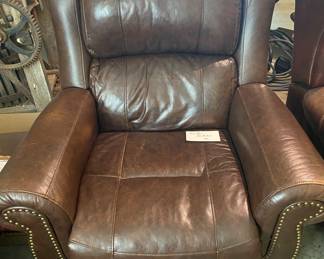 Leather recliner/rocker