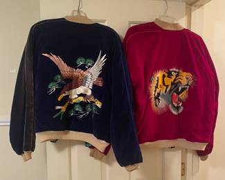 Vintage reversible 1950's Japanese souvenir jackets