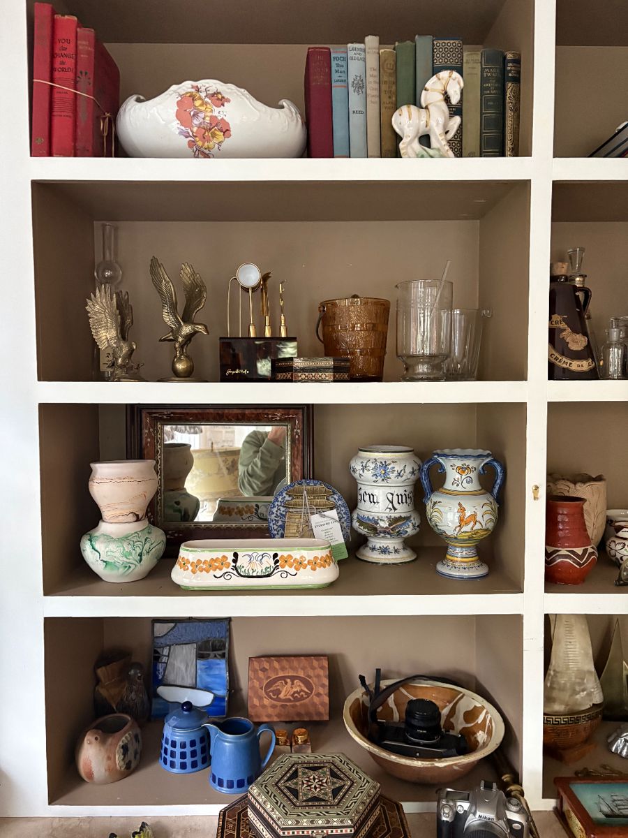 Pottery, glass, collectibles..
