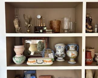 Pottery, glass, collectibles..