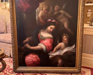 After Giuseppe Nuvoloni (1619-1703) "St. Cecilia"