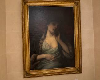 Alfred Emile Leopold Stevens (1823-1906) "Portrait of a Lady"