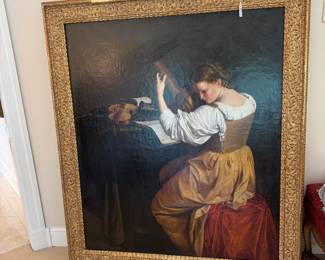 After Orazio Gentileschi - 19th Century "The Lute Player"
