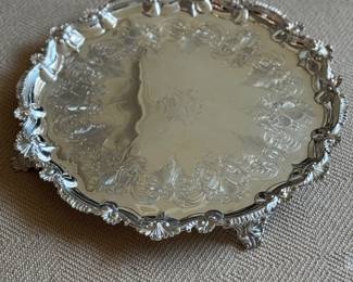 Large English Sterling Salver