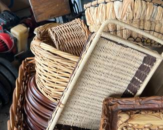 Misc baskets and decor