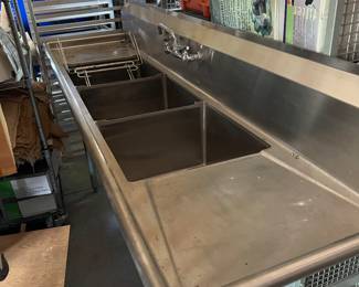 3 vat sink