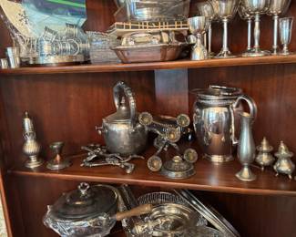 Lots of silver plate and sterling