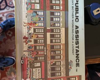 Brand new Public Assistance board game also several other games