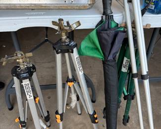 Tripod sprinklers