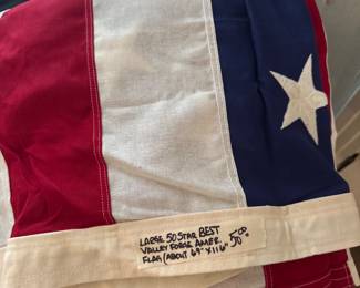 69 x 116 American flag in brand new condition