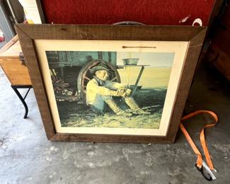 Gordan Snidow Coors Cowboy Beer painting.
