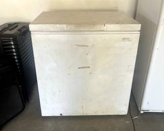 Floor standing freezer.