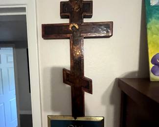1600's Russian Orthadox cross.