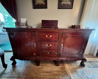 Wooden sideboard buffet