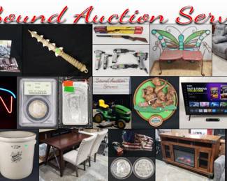 SAS John Deere Mower, Silver Bars, Coins Online Auction