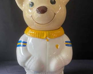 Metlox Roller Bear Cookie Jar