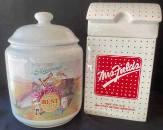 Mrs Fields And Pilsbury 125th Anniversary Cookie Jars
