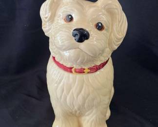 Poppy Trail Fido Puppy Dog Ceramic Cookie Jar By Metlox