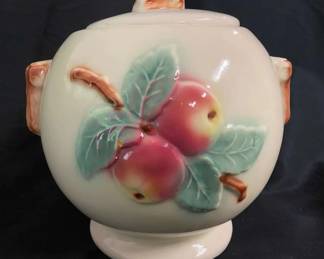 Roseville Pottery RRP Co Apple On Branch Cookie Jar