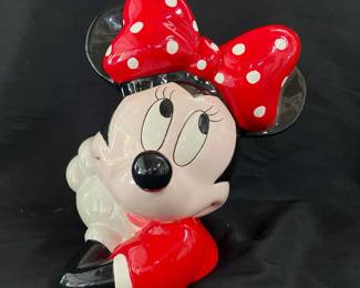 Minney Mouse Ceramic Cookie Jar