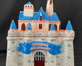 Disneylands 40th Anniversary Sleeping Beautys Castle Cookie Jar