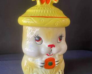 1950s Rabbit Cookie Jar