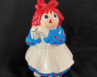 Raggedy Anne Cookie Jar By Certified International
