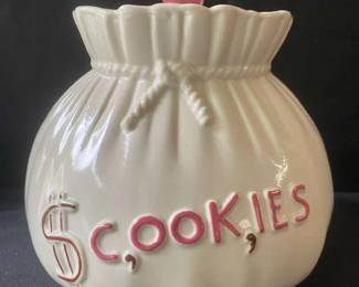 Cookies Money Bag Metlox Cookie Jar