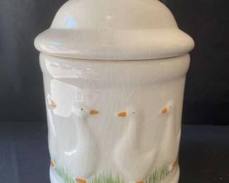 McCoy Ducks In A Row Cookie Jar