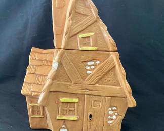 Twin Winton 1960s Leaning Shack Cookie Jar