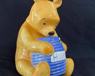 Classic Pooh Bear Cookie Jar By Treasure Craft