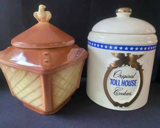 Nestle Toll House And McCoy Brown Lantern Cookie Jars