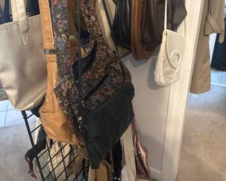 Purses and handbags in all sizes, shapes, and styles