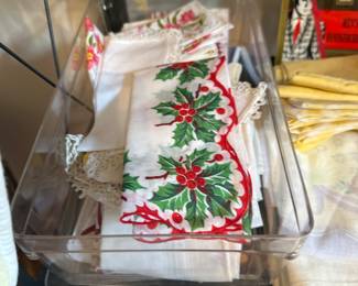 vintage decor and linens