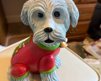 Porcelain Dog Figurine