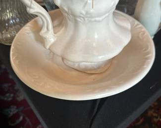 vintage pitcher and basin