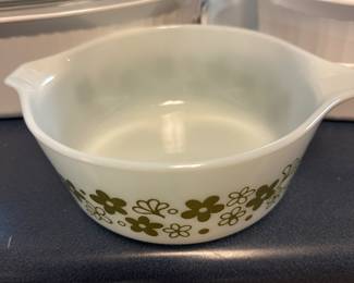vintage Glasbake casserole dishes