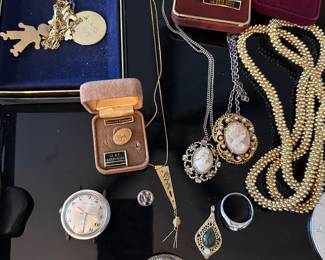 Gold and silver jewelry
