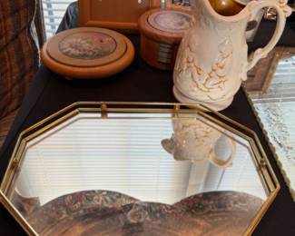 Vintage Glass Tray
