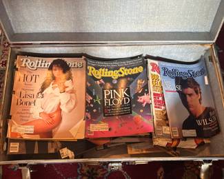 Vintage Rolling Stone magazines