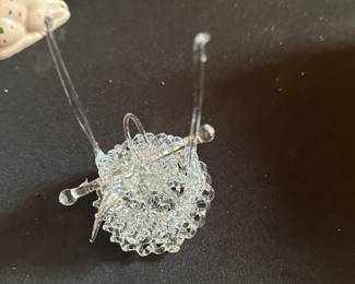 vintage glass christmas ornament