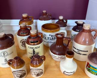 vintage souvenir jugs and crocks