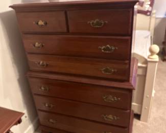 tall wooden dresser